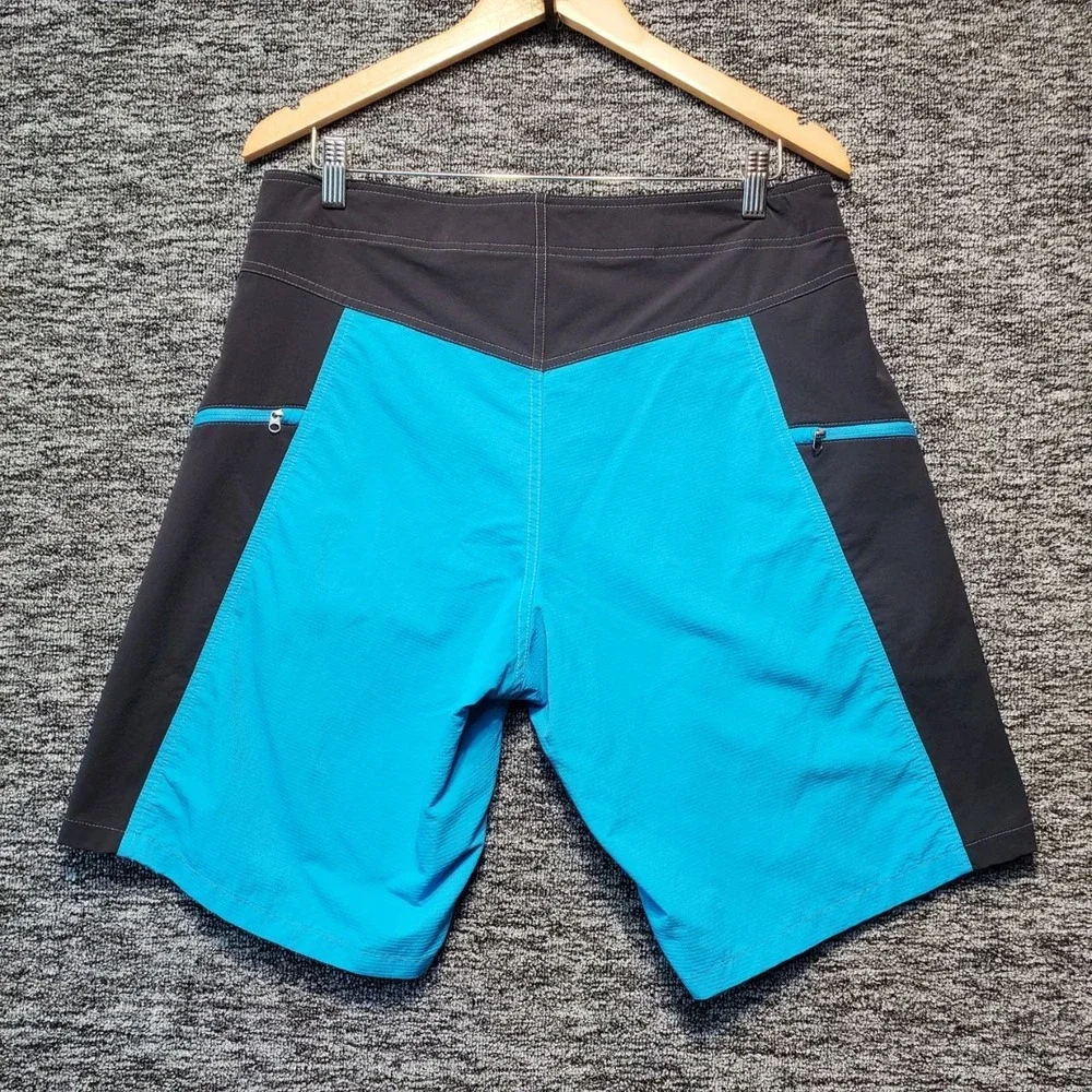 Kuhl‎ Mutiny River Board Shorts Mens 34 Blue Stretch Swim Trunks Surf Beach